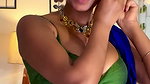 SEXY RITU DUSKY GF MATERIAL LUSTY SEDUCTIVE SAREE TEASE 2