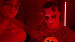 Very gay threesome featuring queer dudes fucking on Halloween with Falcon Al