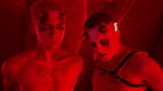 Very gay threesome featuring queer dudes fucking on Halloween with Falcon Al