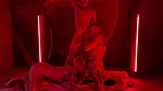 Very gay threesome featuring queer dudes fucking on Halloween with Falcon Al