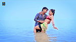 Very Hot – Babuni boobs grabbed hard, kissed & pressed many times in bra, navel kiss2