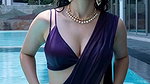 WET AND DESIRABLE RIYA VERMA ENCHANTING IN POOL CAPTIVATING 2