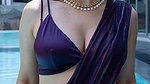 WET AND DESIRABLE RIYA VERMA ENCHANTING IN POOL CAPTIVATING 2