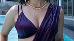WET AND DESIRABLE RIYA VERMA ENCHANTING IN POOL CAPTIVATING 2
