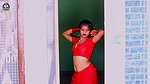 An Unknown hot song – Saree removed, stretch marked navel licked, Lip kiss, Cleavage 2