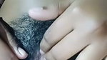 Beautiful Dusky Girl Show Her Boobs & Hairy Juicy Pussy Rubbing in VC Leaked 3Clips 2 2