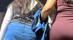 desi MILF big swinging Ass and Pantyline captured in market