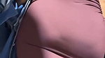 desi MILF big swinging Ass and Pantyline captured in market