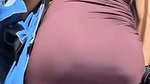 desi MILF big swinging Ass and Pantyline captured in market