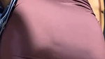 desi MILF big swinging Ass and Pantyline captured in market