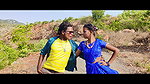 Dusky babe Sravani hot saree song – Navel caressed & kissed over saree, Back kissed 2