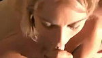 Stacked blondy plowed by 2 studs