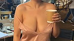 MAHIRA WHORE DEEP OPEN CLEAVAGE LUSTY TEASE AI EDIT VIDEO 2