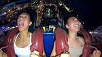 Sexy 2Cute Babe Coaster Ride Suddenly A Girl Boobs Appear 2