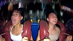 Sexy 2Cute Babe Coaster Ride Suddenly A Girl Boobs Appear 2