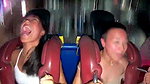 Sexy 2Cute Babe Coaster Ride Suddenly A Girl Boobs Appear 2