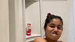 Sexy Chubby Girlfriend Nude Bathing Showing & Spreding Asshole 2 2