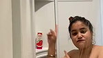 Sexy Chubby Girlfriend Nude Bathing Showing & Spreding Asshole 2 2