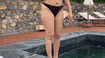 Sexyindianwife bikni walking at hotel outdoor dare video 2