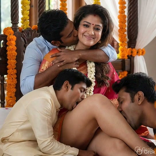 [ 55 CLIPS ] Nayanthara Boobs sucked, thighs sucked & kissed by 3 boyfriends 2 38
