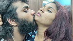 Lip lock , neck kiss and hot romance with mallu girl