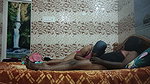 My wife to massage penis at home and had sex with her.Comming in wife ass