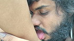Pussy kiss with feet lick romance by desi couples