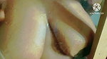 Sexy huge boobs desi girl gave a hot blowjob for his boyfriend in the bathroom and he cum on her hair