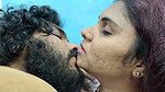 T shirt and skirt hot romantic lip lock in bedroom romancce