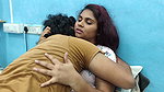 T shirt and skirt hot romantic lip lock in bedroom romancce