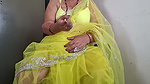 Taboobreakers Shilpa in Lemon Colour Saree
