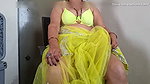 Taboobreakers Shilpa in Lemon Colour Saree