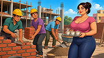 teen majdur ne milkar Meri chut aur gand Mari Three laborers together fucked my pussy and ass