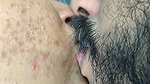 Hot deep lip lock in nude romance