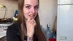 Wonderfully kinky video featuring Katy Milligan sucking strange cocks big time