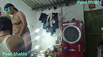 Inserted a dildo in her pussy and hit her husband’s ass, then the husband hit my ass, Hindi audio in new style
