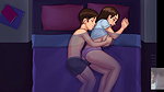 Step-Sis was surprised!! I sucked in her bed and hard fucked her