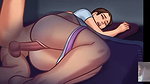 Step-Sis was surprised!! I sucked in her bed and hard fucked her