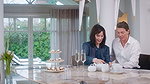 Olive Glass – Cream Tea