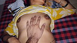 My sister-in-law and I were alone at night, sister-in-law made us put our in the dark, very fun and exciting