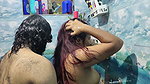 Hot bath romance with ass kiss and ass lick