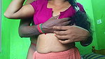 Ammu Remove the Saree and Blouse Showing Boobs Sex with Boy Friend