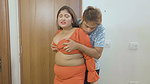 Bhabhi Getting Fucked and Grabbed Boobs so Hard Fucking by Stepbrother
