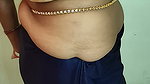Indian Chubby BBW Wife Saree Show and Dirty Talking