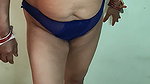 Indian Chubby BBW Wife Saree Show and Dirty Talking