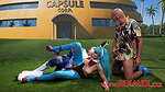 Michelle Dom – A THREESOME WITH THE PRINCE OF SAIYA-BONERS AND BASTY ROSHY
