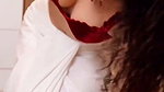 TOO DELICIOUS WIFE MATERIAL RIYA VERMA LUSTY LOOK IN RED BRA AND SAREE VIDEOS 2 3
