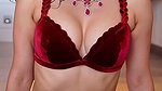 TOO DELICIOUS WIFE MATERIAL RIYA VERMA LUSTY LOOK IN RED BRA AND SAREE VIDEOS 2 3