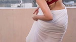 TOO DELICIOUS WIFE MATERIAL RIYA VERMA LUSTY LOOK IN RED BRA AND SAREE VIDEOS 2 1