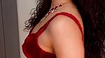 TOO DELICIOUS WIFE MATERIAL RIYA VERMA LUSTY LOOK IN RED BRA AND SAREE VIDEOS 2 2